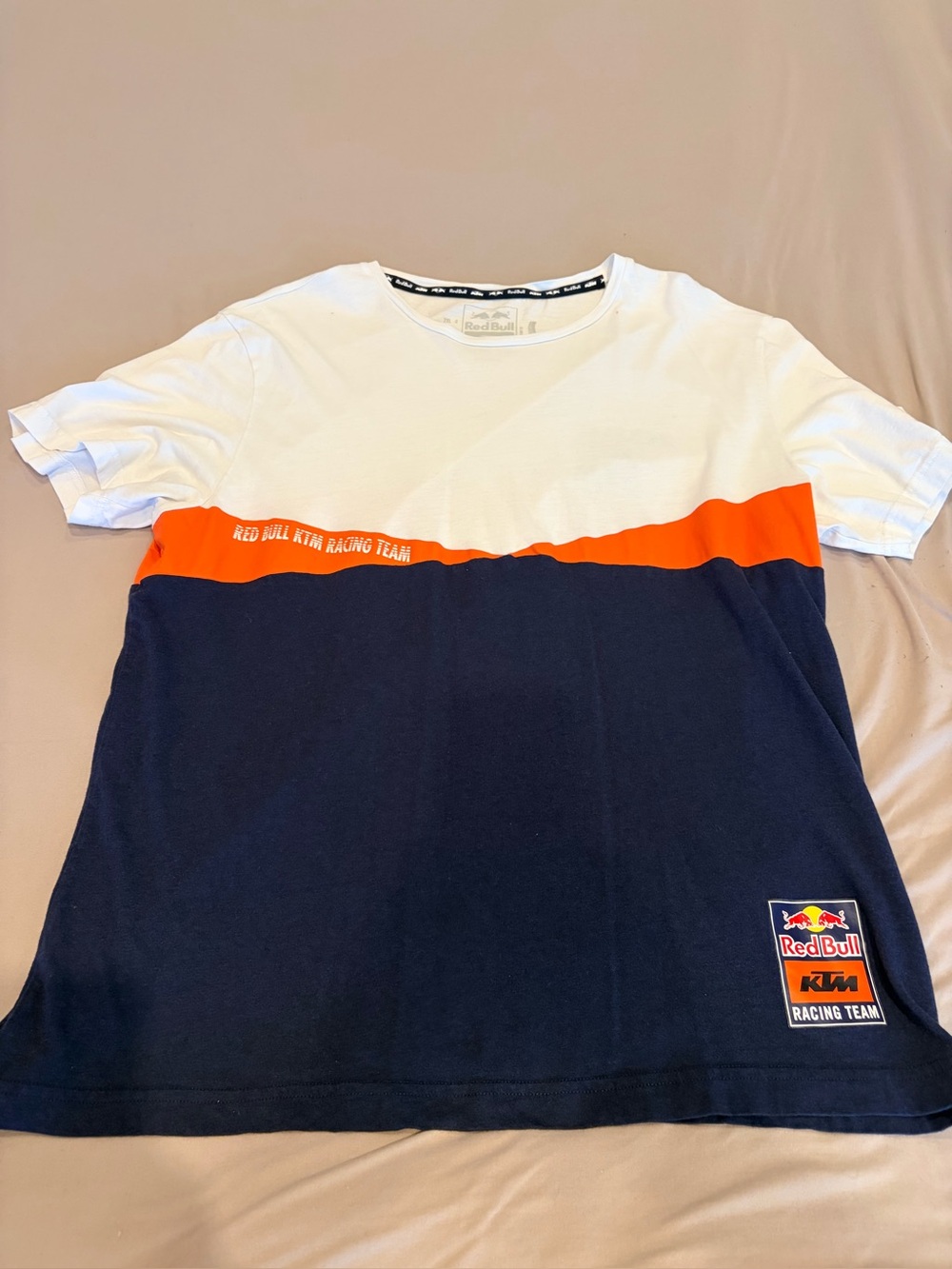 Red Bull KTM Racing Team Colorblock T-Shirt – Men’s Large (EU XL / US L)